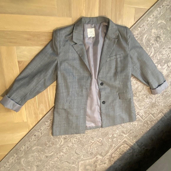 Beautiful Boyfriend Grey Plaid Blazer - Picture 2 of 2